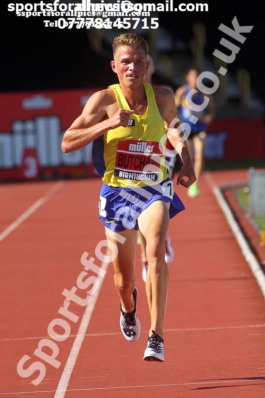 Mens 5000 metres, 2019 Muller British Championships, Alexander Stadium, Birmingham. Photo: David T. Hewitson/Sports for All Pics